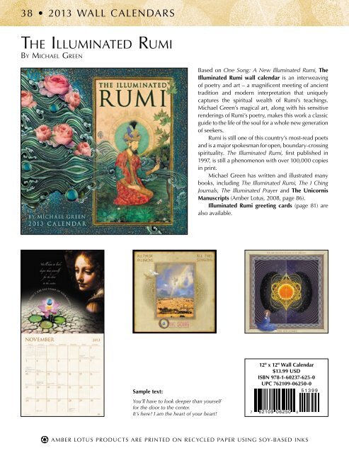 Download a PDF of our Catalog - Amber Lotus Publishing