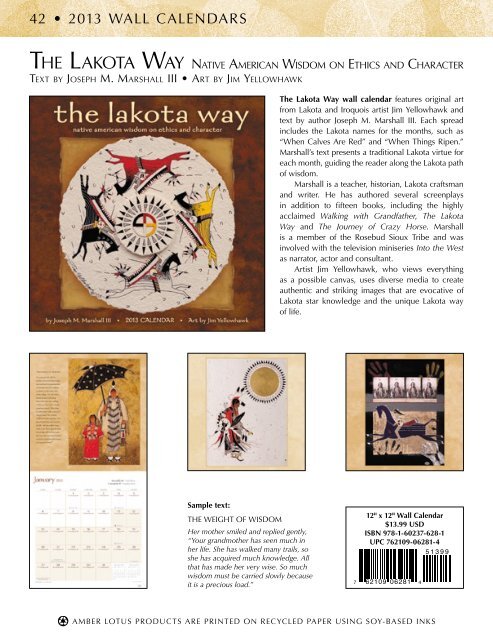 Download a PDF of our Catalog - Amber Lotus Publishing