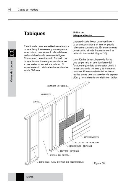 Casas de madera Sistemas constructivos