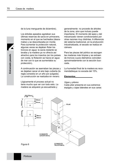 Casas de madera Sistemas constructivos