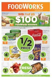 FoodWorks Catalogue 28th March 2018