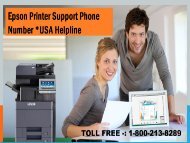 epson printer support phone number