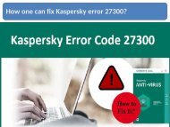 How_one_can_fix_Kaspersky_error_27300