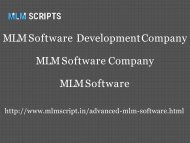 MLM Software, MLM Software Company, MLM Software Development Company