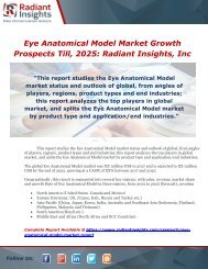 Eye Anatomical Model Market Size, Industry Trends, Growth Prospects Till, 2025  Radiant Insights, Inc
