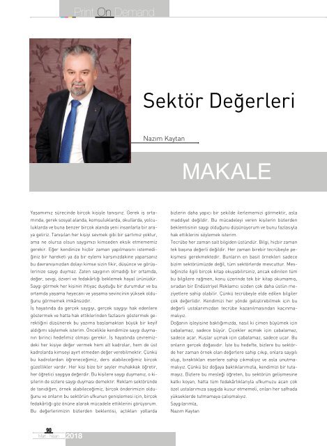 Print On Demand Mart -Nisan 2018