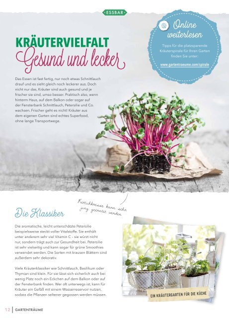 Das Magazin für Gartenträumer | 01/2018 | Rheinberg