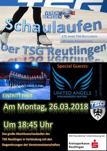 175 Jahre TSG Schaulaufen Eiskunstlauf mit Special Guests United Angels