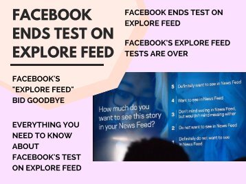 Facebook Ends Test on Explore Feed