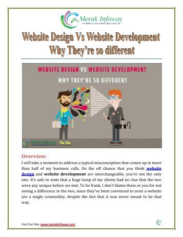 Website Design Vs Website Development Why They’re so different