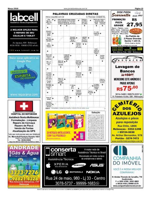 Jornal do Rebouças - Edição Março 2018