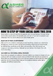 How to Step Up Your Social Game this 2018