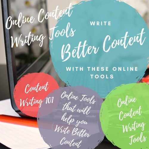 Write Better Content With These Online Tools