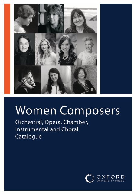 OUP Women Composers Orchestral, Opera, Chamber, Instrumental and Choral  Catalogue