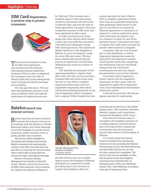 BIZ BAHRAIN MARCH-APRIL 2018