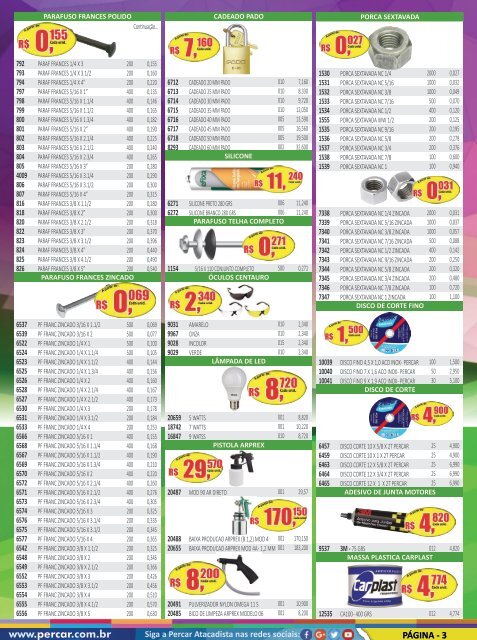 Mega Promoções (Março 2018) - Grupo Percar Atacadista