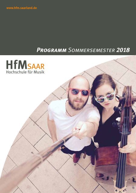 HfM Programmheft Sommersemester 2018