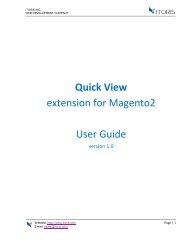 Magento 2 Quick View Extension by ITORIS INC