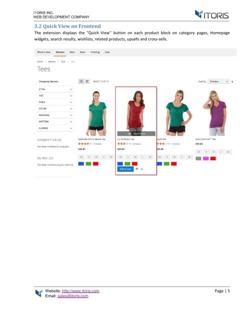 Magento 2 Quick View Extension by ITORIS INC