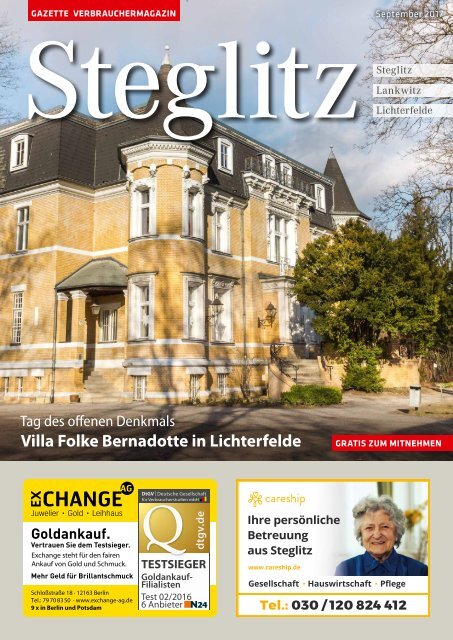 Gazette Steglitz Nr. 9/2017