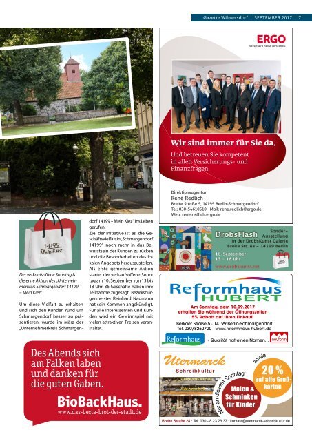 Gazette Wilmersdorf Nr. 9/2017