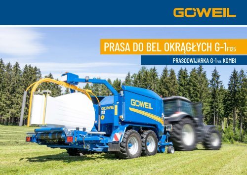 PL | Prasa do bel okrągłych | Prasoowijarka | G-1 F125 Kombi | Goeweil