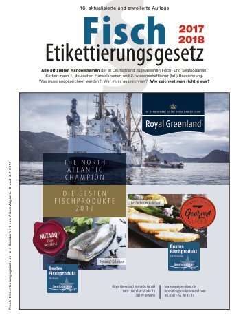 Fisch-Etikettierungsgesetz 2017-2018