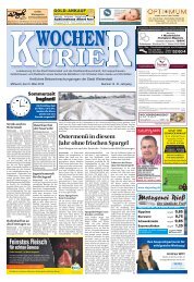 Wochen-Kurier 12/2018 - Lokalzeitung für Weiterstadt und Büttelborn