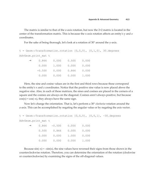 412 Appendix B: Advanced