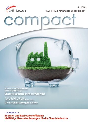 ChemCologne Compact 1-2018 - Energie- und Ressourceneffizienz