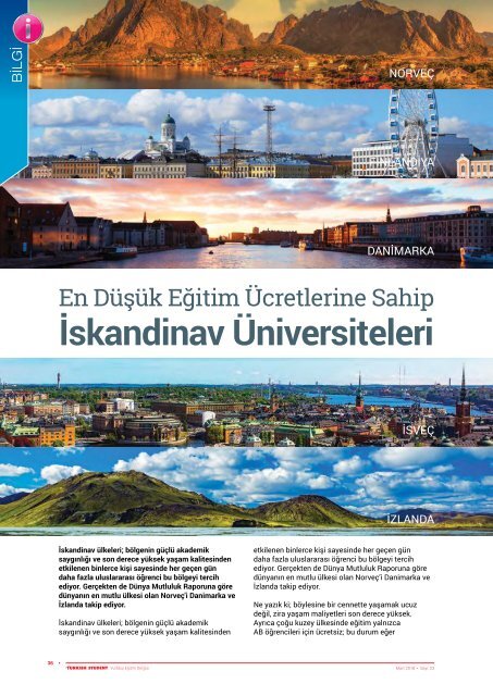 Turkish Student Yurtdışı Eğitim Dergisi // Sayı:23