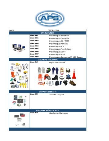 catalogo aps