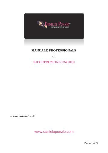 MANUALE PROFESSIONALE