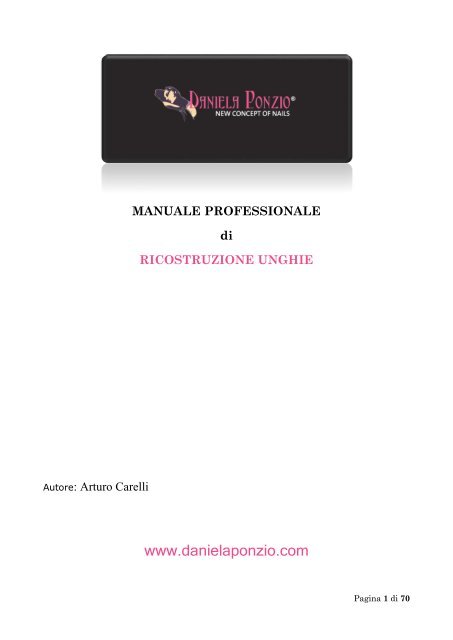 MANUALE PROFESSIONALE