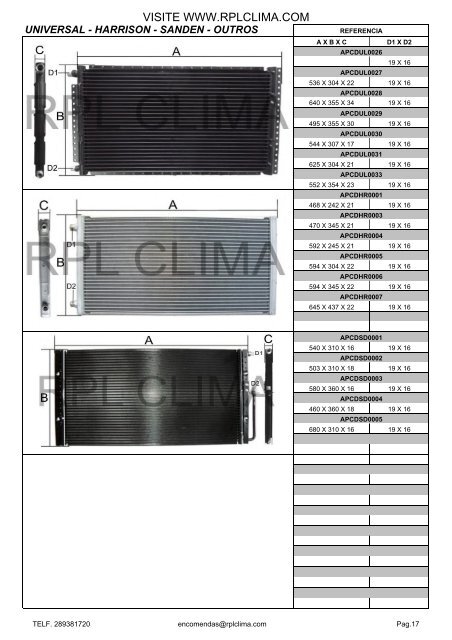 2018's Industrial Refrigeration RPL Clima Catalog