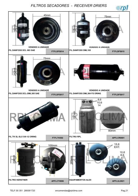 2018's Industrial Refrigeration RPL Clima Catalog