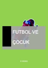 futbol ve çocuk e dergi