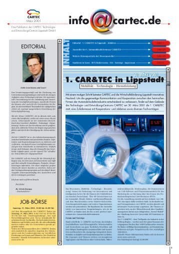 info cartec.de - CARTEC Technologie