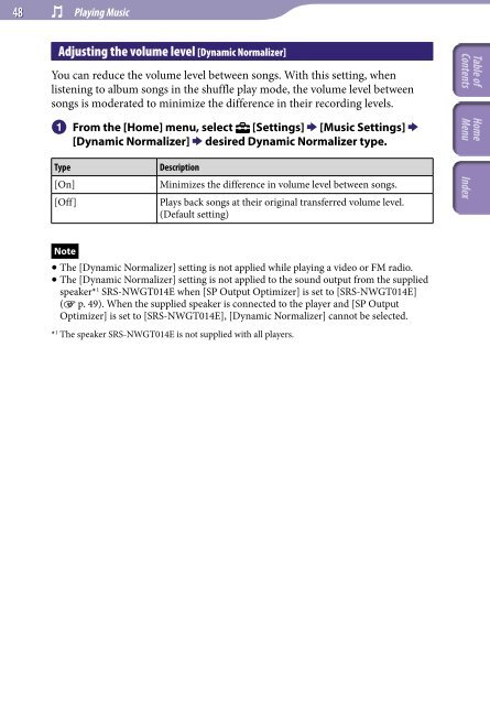 Sony NWZ-E445 - NWZ-E445 Consignes d&rsquo;utilisation Anglais