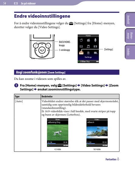 Sony NWZ-E445 - NWZ-E445 Consignes d&rsquo;utilisation Norv&eacute;gien