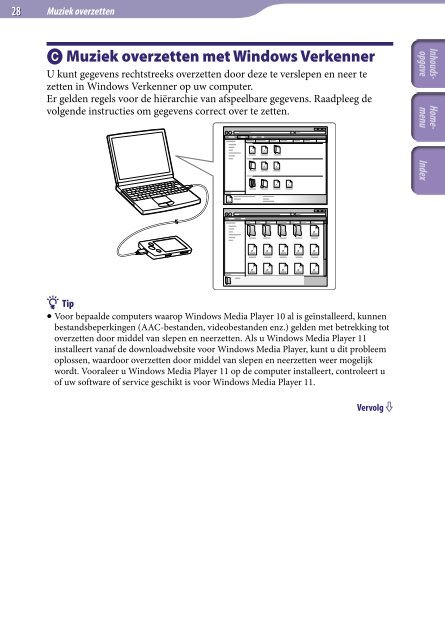 Sony NWZ-E445 - NWZ-E445 Consignes d&rsquo;utilisation N&eacute;erlandais