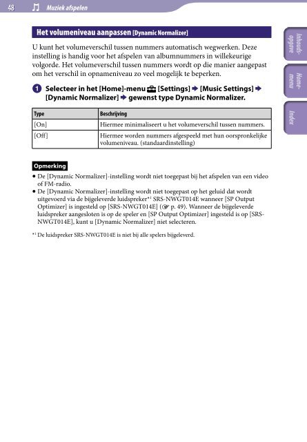 Sony NWZ-E445 - NWZ-E445 Consignes d&rsquo;utilisation N&eacute;erlandais