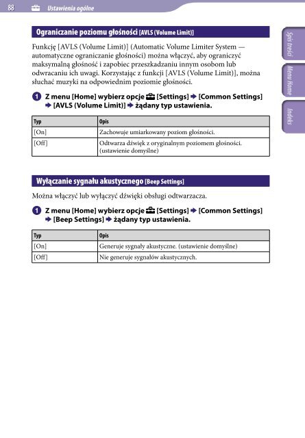 Sony NWZ-E445 - NWZ-E445 Consignes d&rsquo;utilisation Polonais