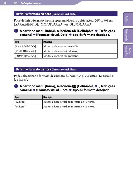 Sony NWZ-E445 - NWZ-E445 Consignes d&rsquo;utilisation Portugais