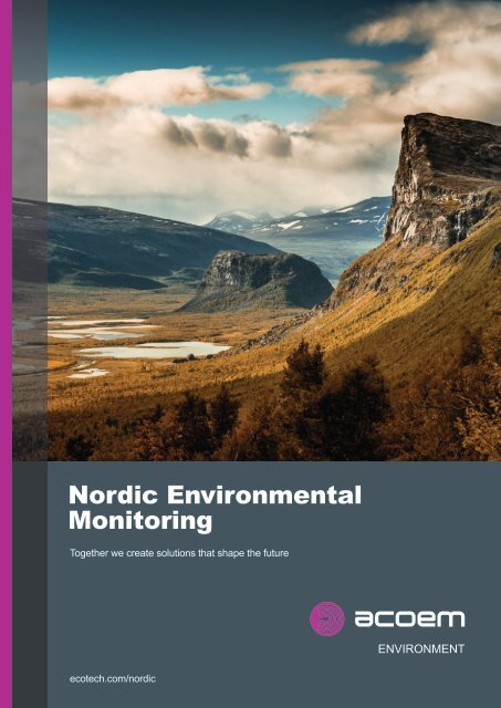 ACOEM Environment Nordic Environmental Monitoring brochure