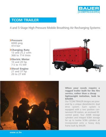 TCOM TRAILER - Bauer Air Compressors