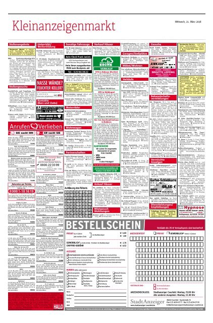 Stadtanzeiger Coesfeld kw 12