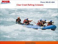 Clear Creek Rafting Colorado