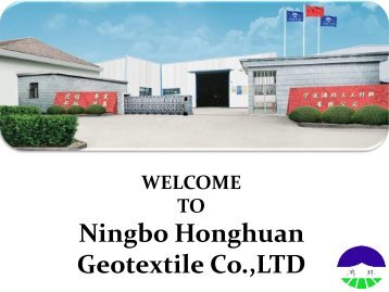 Buy Woven Geotextile products online at Ningbo Honghuan Geotextile Co., Ltd