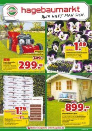 Floraland Ihr Hagebau Gartenfachmarkt April 2020